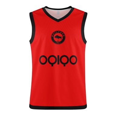 OQIQO Red training bib. Customized.